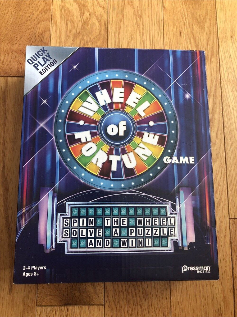 Wheel of Fortune Game by Pressman Quick Play Edition New In‎ Box